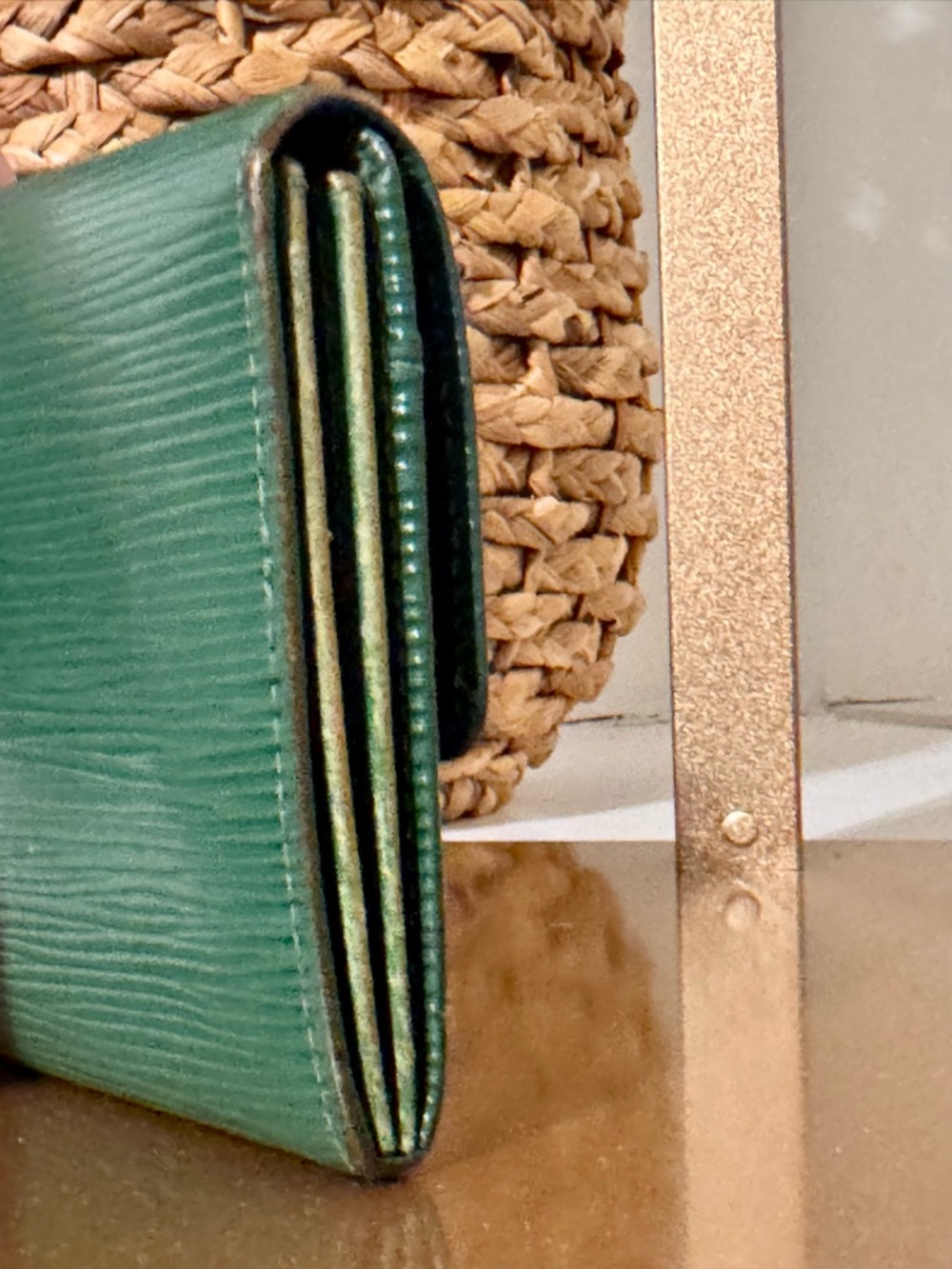 Louis Vuitton Green Epi Leather Wallet - Picture 12 of 13